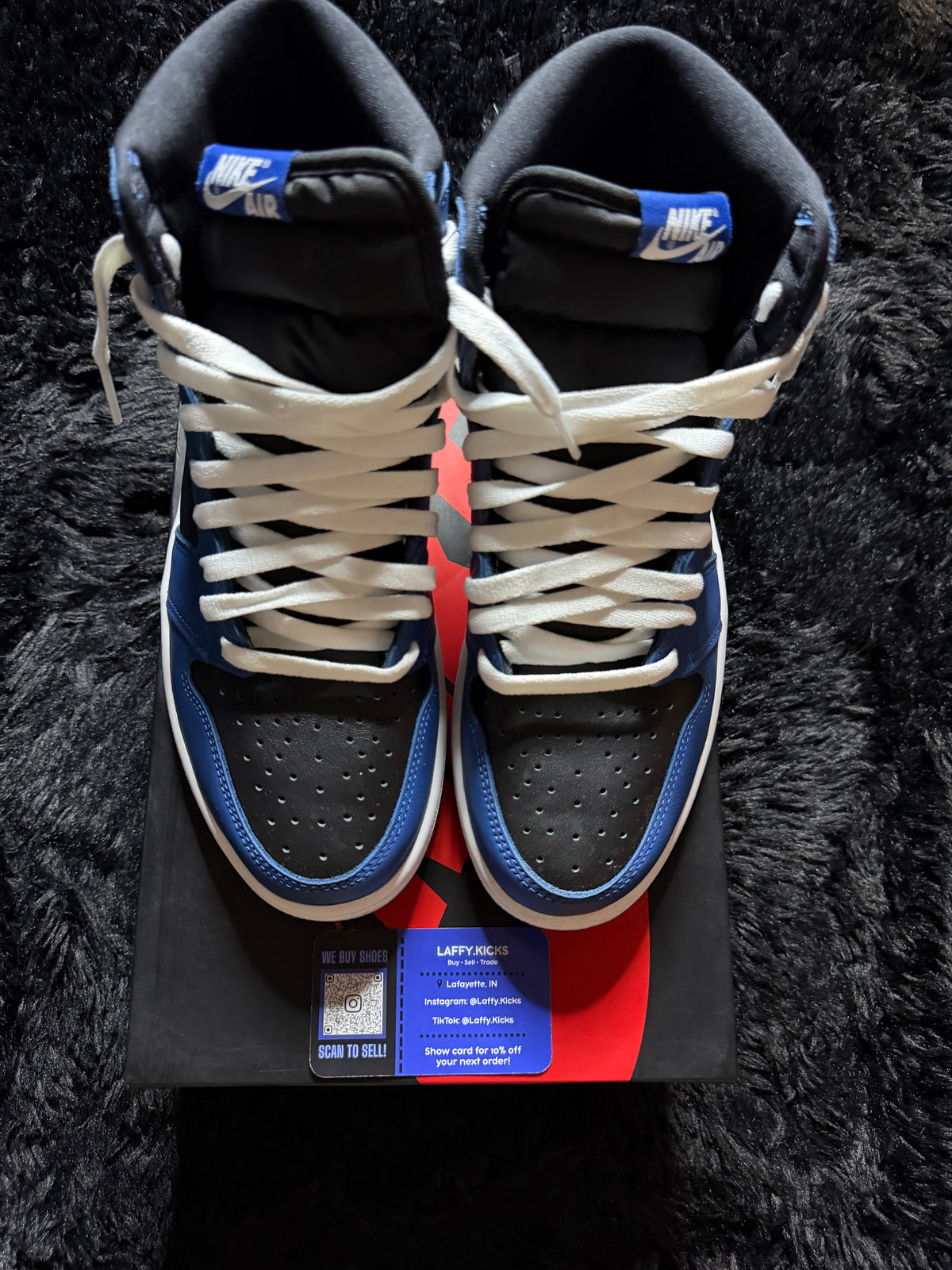 Jordan 1 High “Dark Marina Blue” Worn 1x