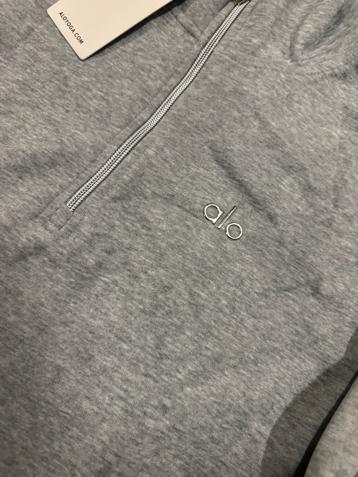 Alo Grey Quarter Zip