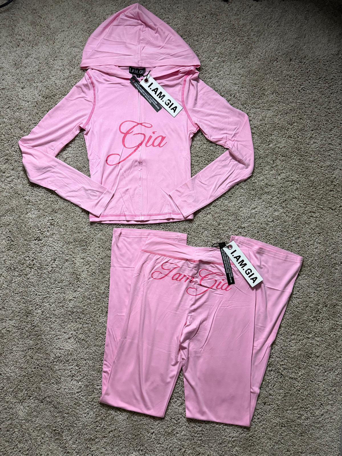 I.AM.GIA pink on pink set