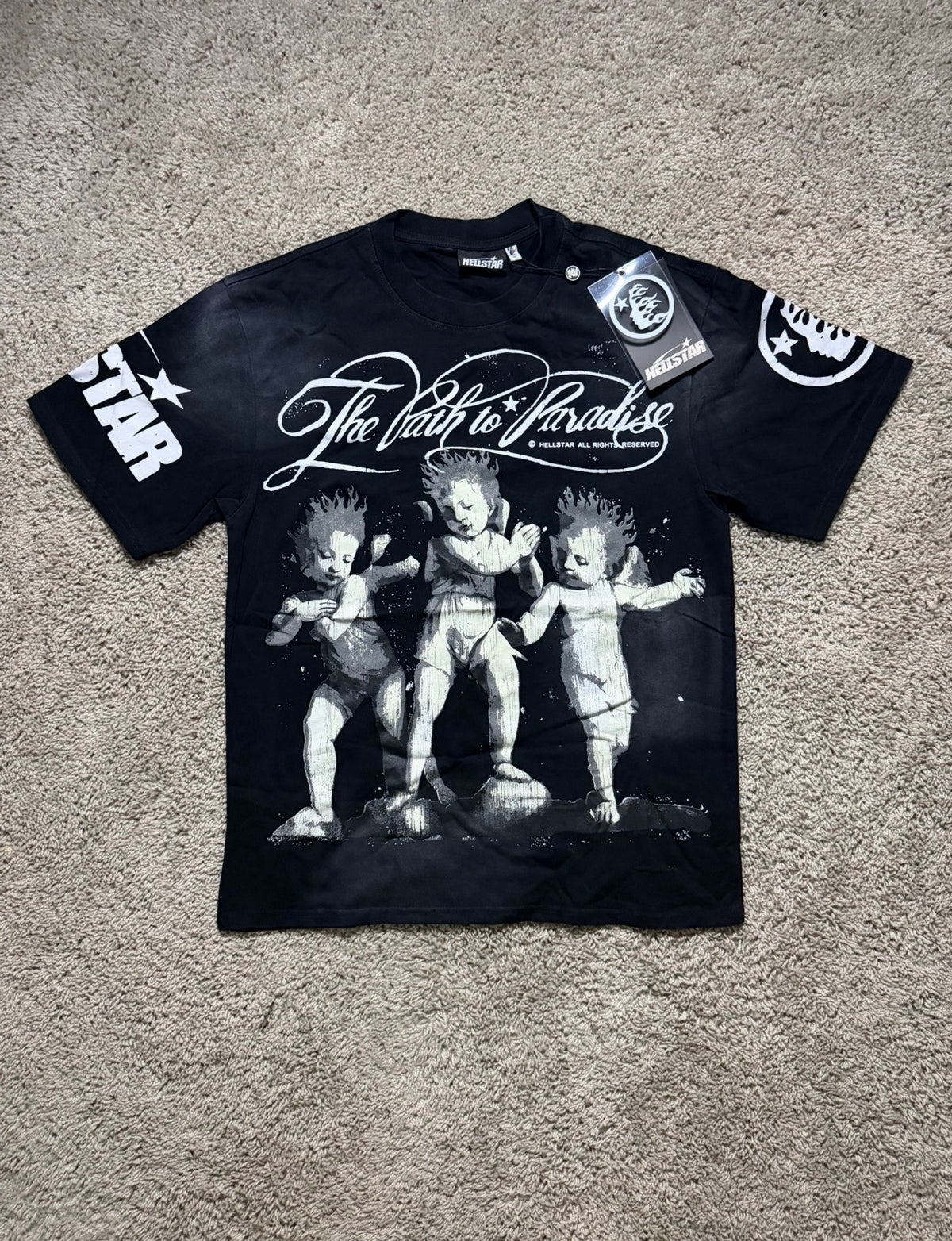 Hellstar black Angels Path to Paradise Black tee