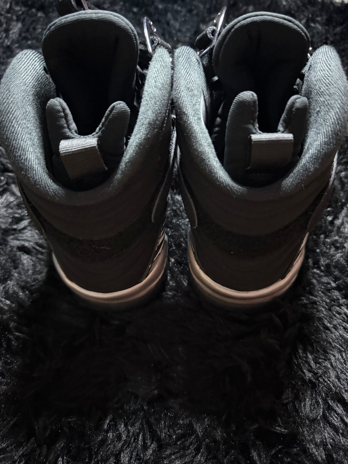 Jordan 8 “Chrome” Tried On