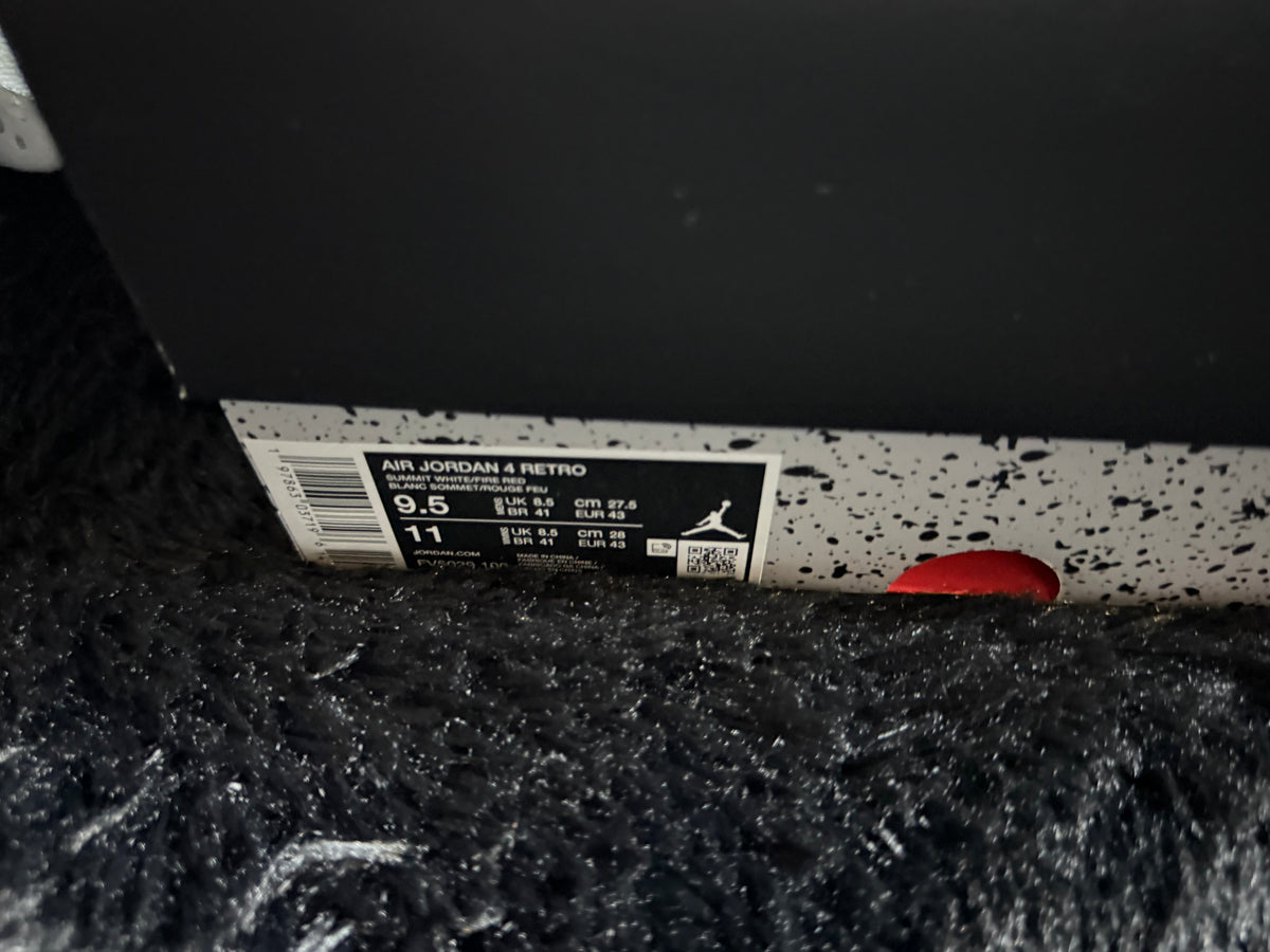 Jordan 4 “White Cement” Brand New