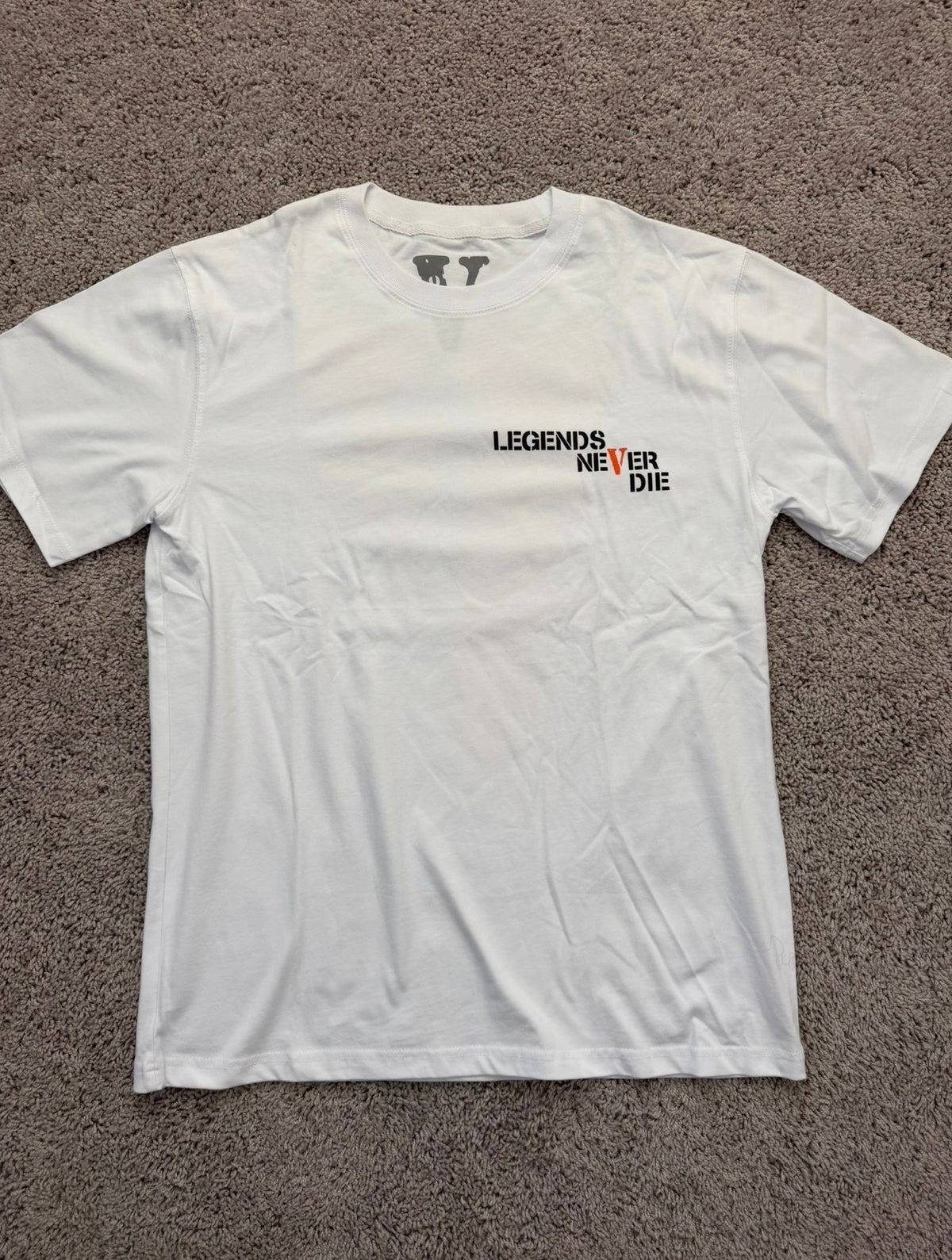 Vlone X Juice Wrld White Tee