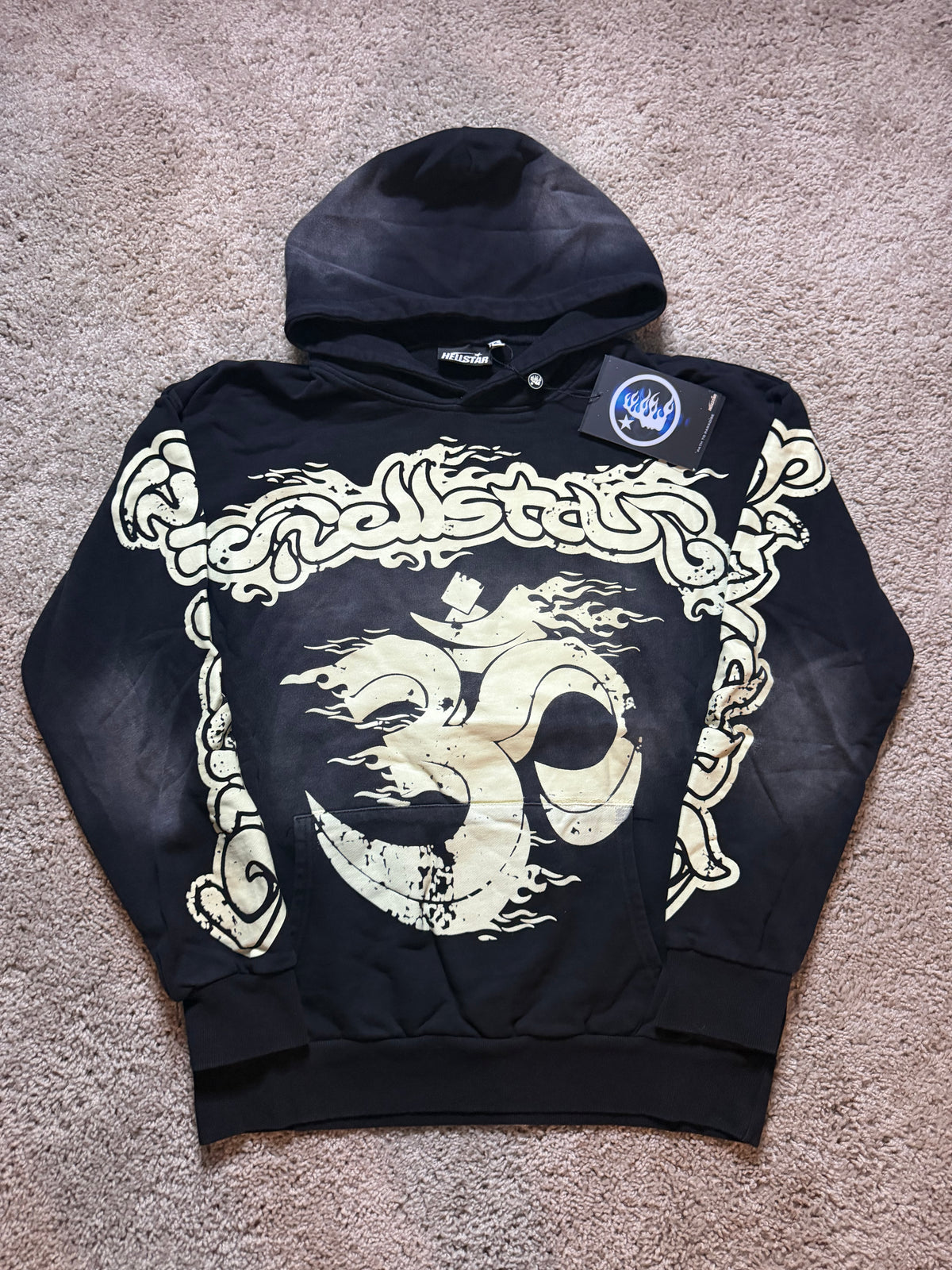 Hellstar Black hoodie symbol
