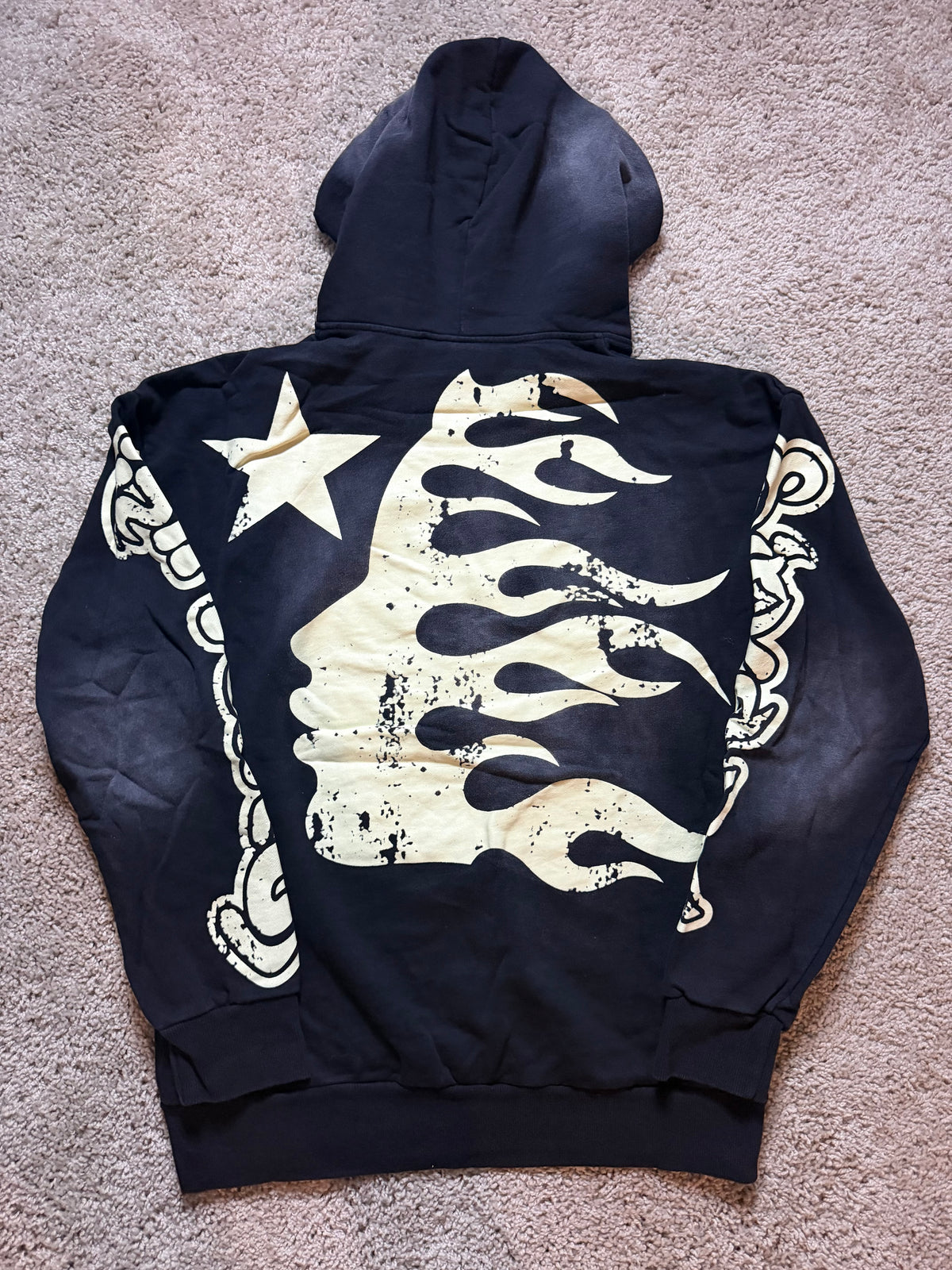 Hellstar Black hoodie symbol