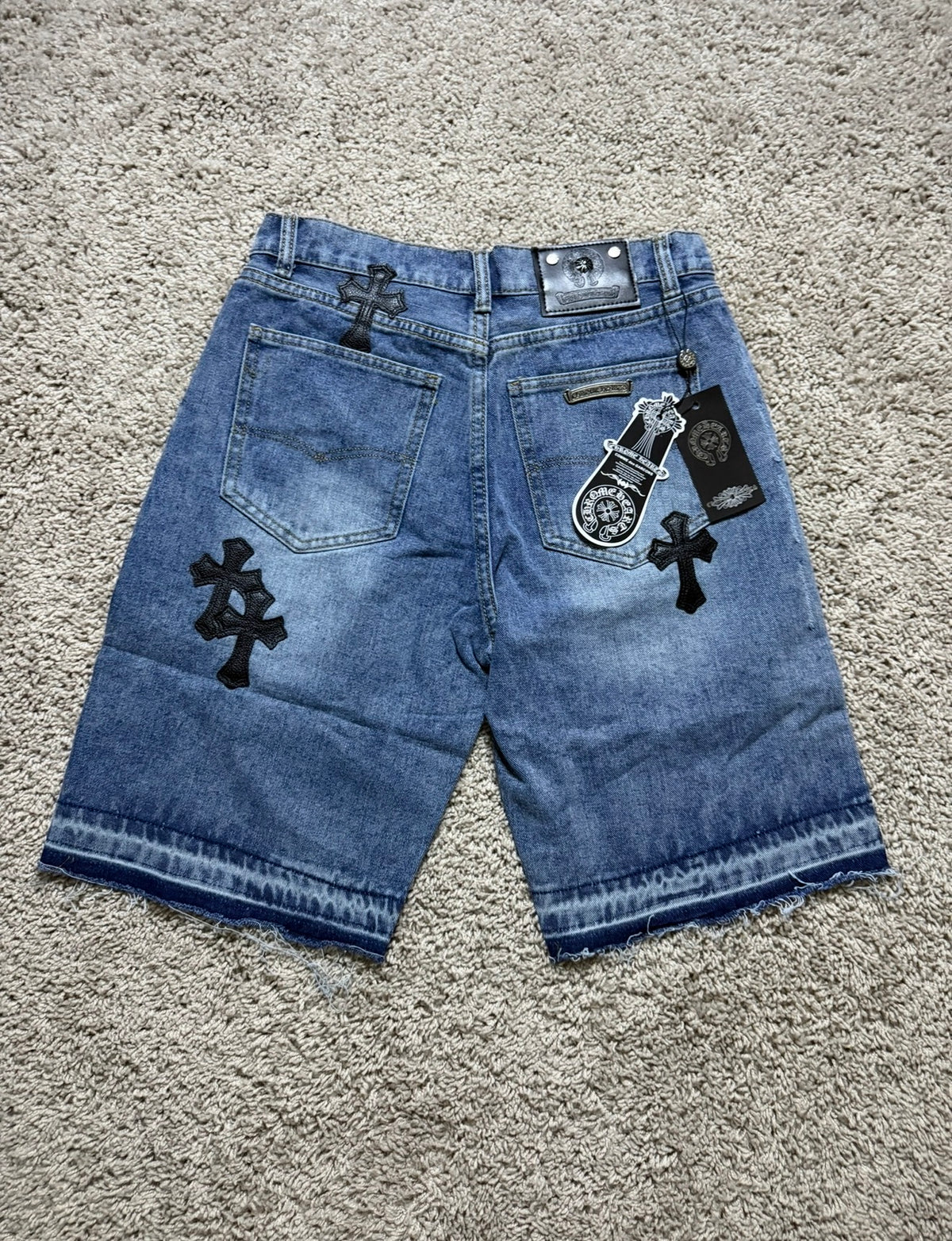 Chrome Heart Dark Blue Jorts