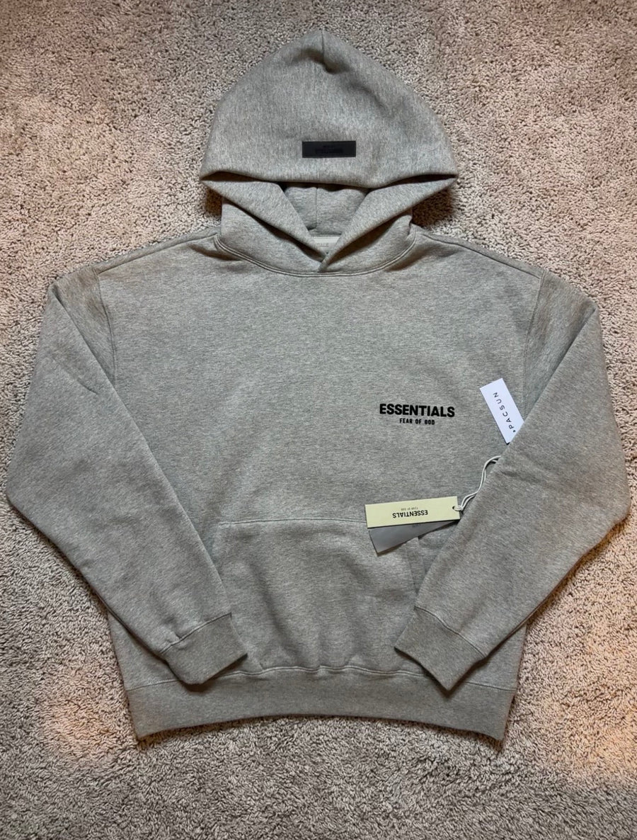 Essentials Dark Oatmeal Hoodie