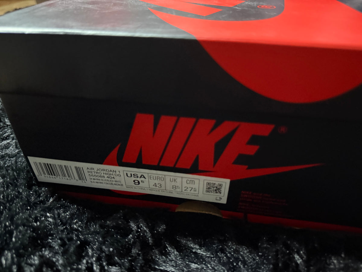 Jordan 1 High “Dark Marina Blue” Worn 1x