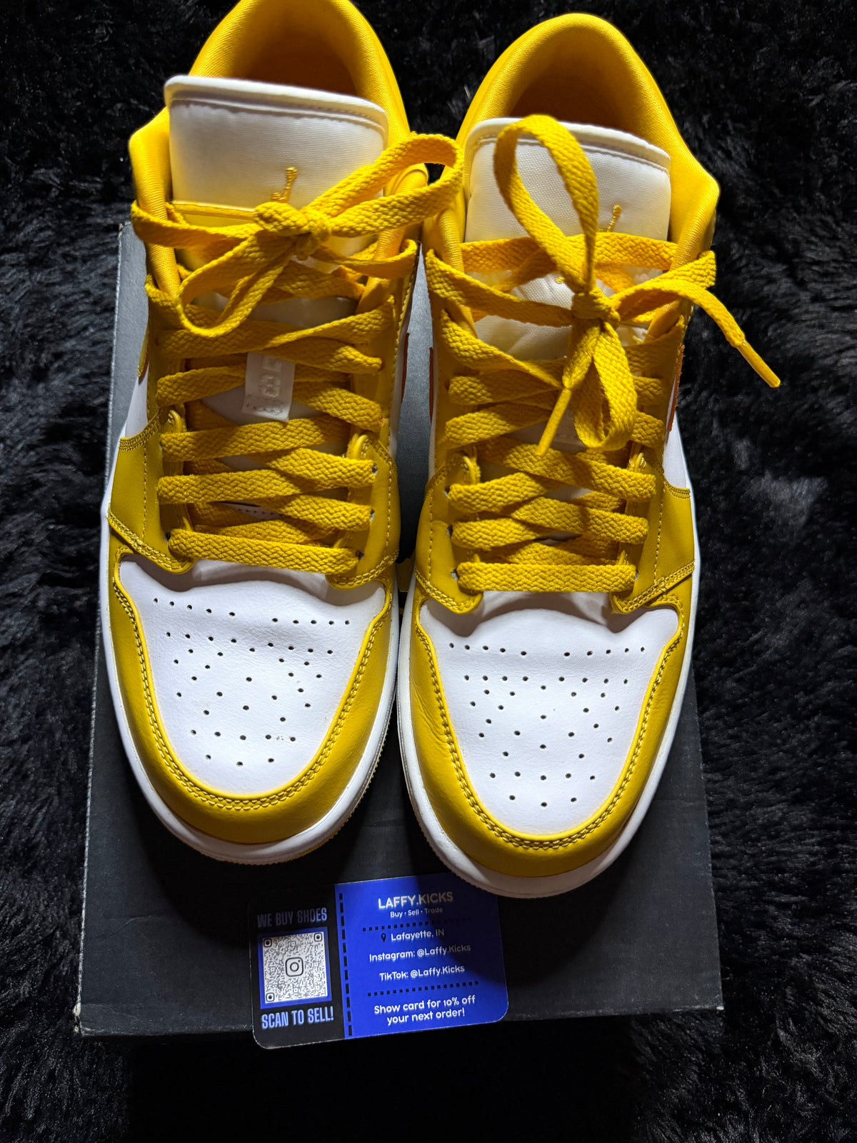 Jordan 1 low “Pollen” Worn 1x