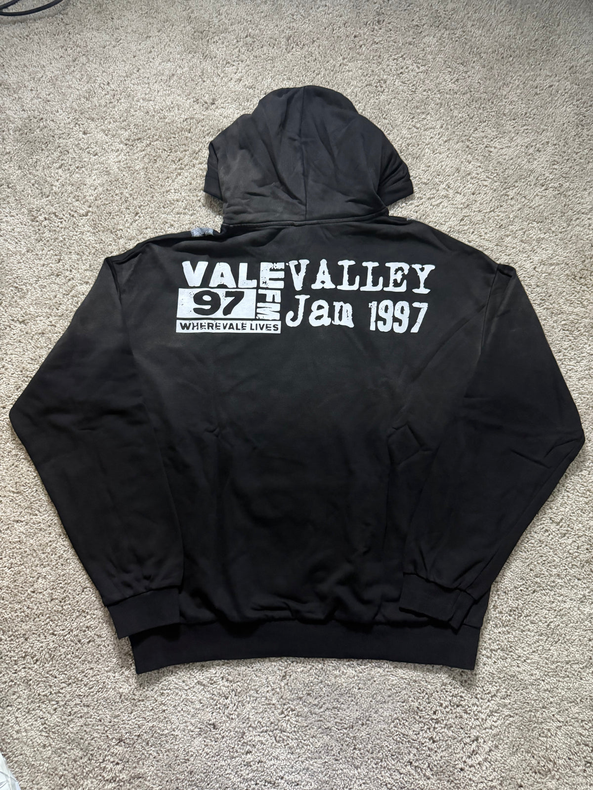 Valley Jam 1987 Black Chain Hoodie