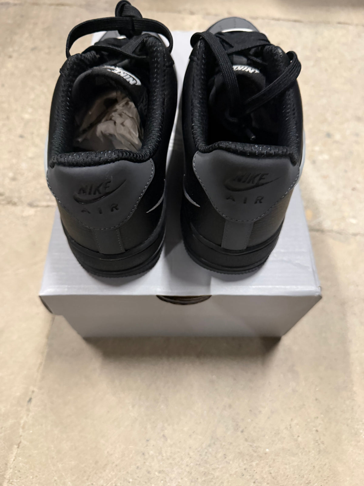 Nike AF1 Black Smoke Grey Brand New