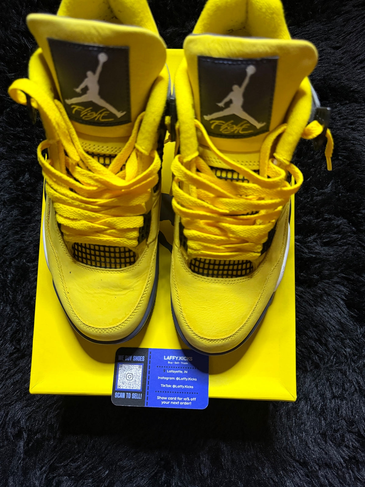 Jordan 4 “Lightning” Worn 1x