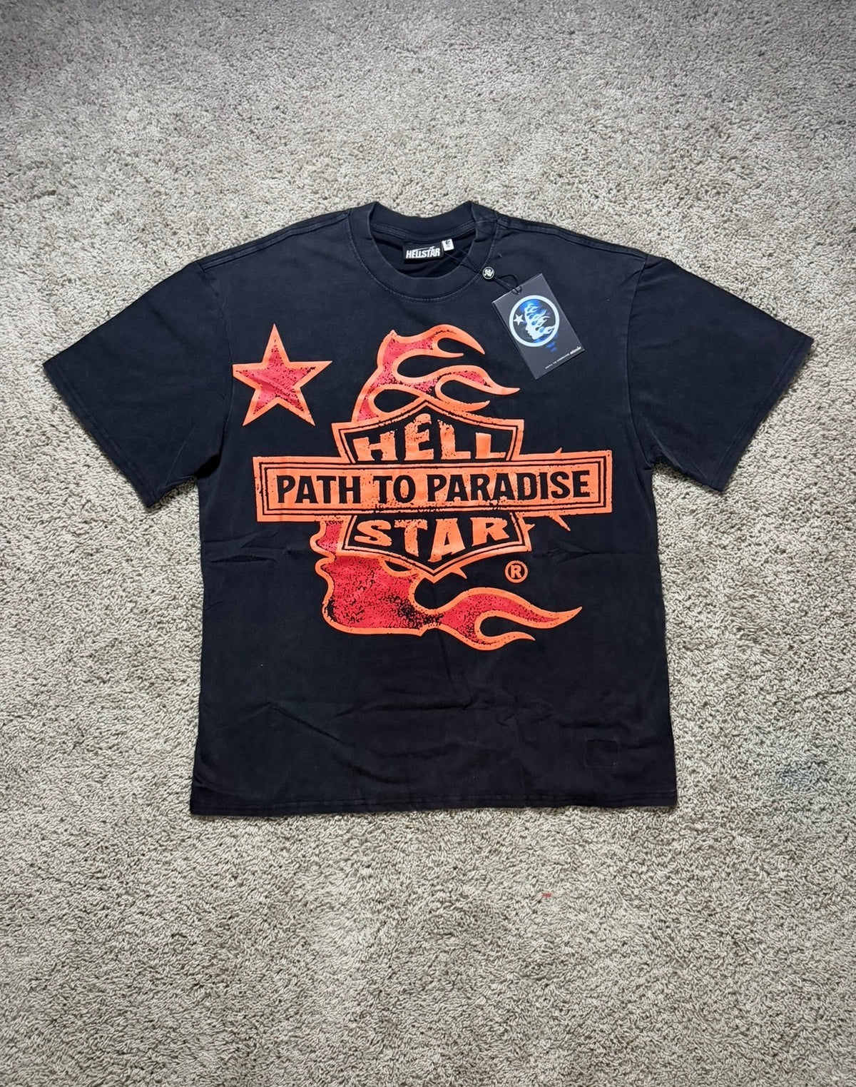 Hellstar Tour Red Flame Face Tee