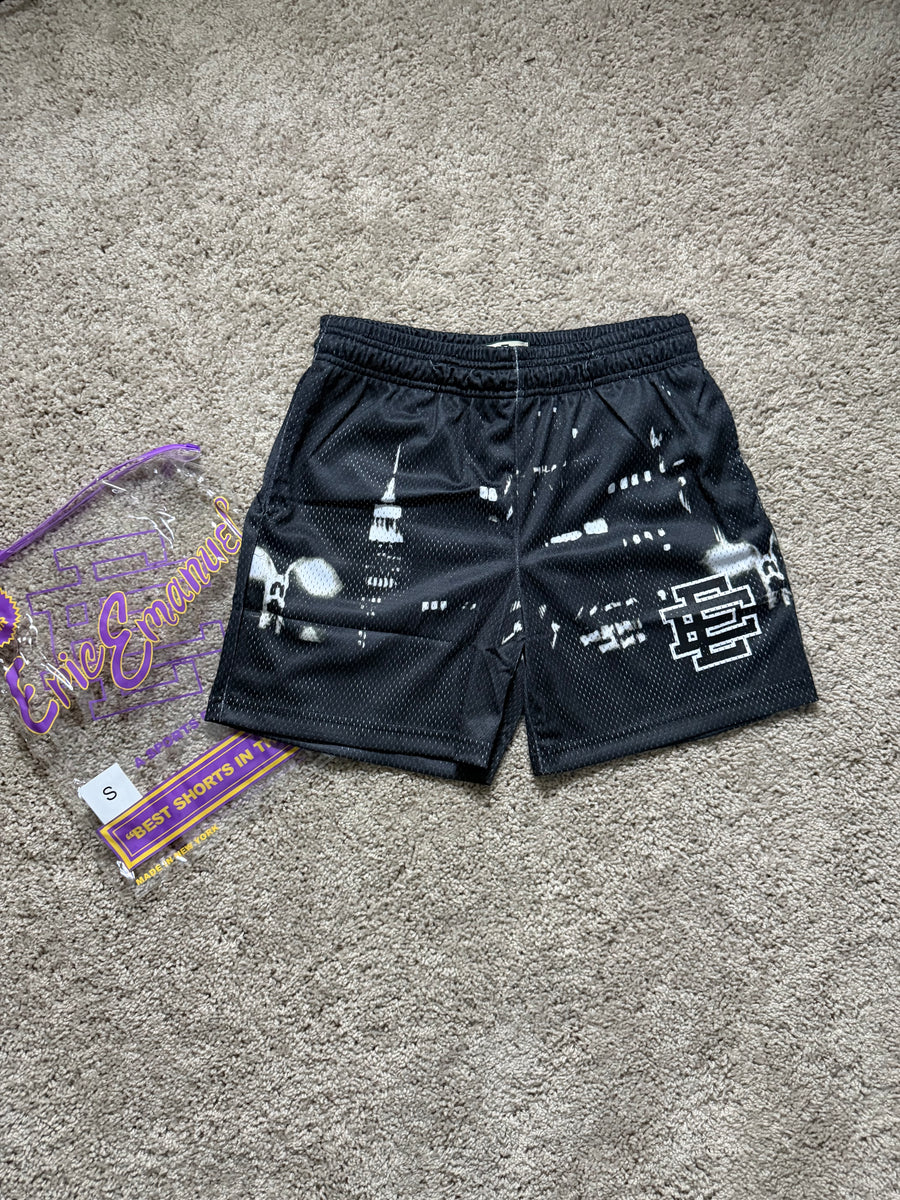 EE Black Skyline Shorts