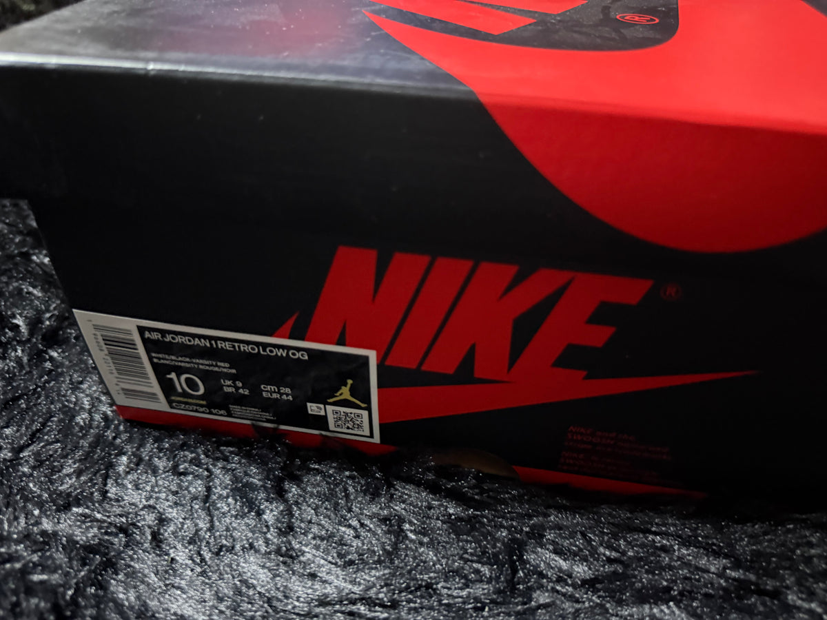 Jordan 1 low “Black toe” (2023) Brand New