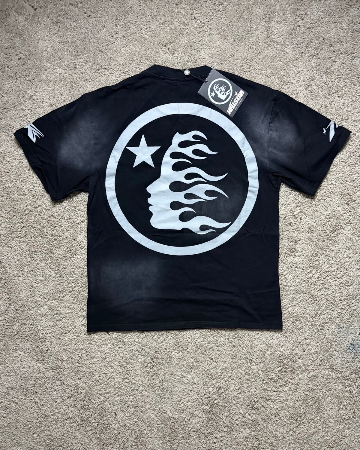 Hellstar Sports black on black tee