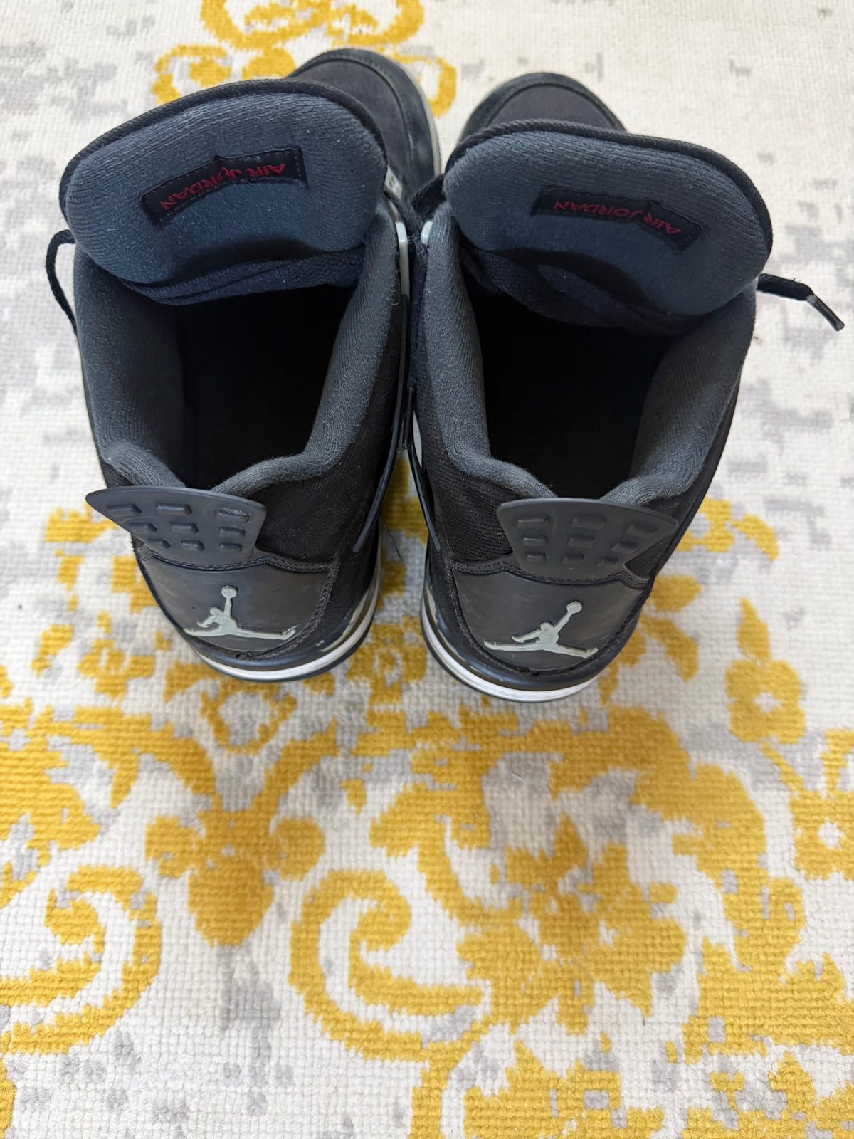 Jordan 4 black canvas Pre-Owned