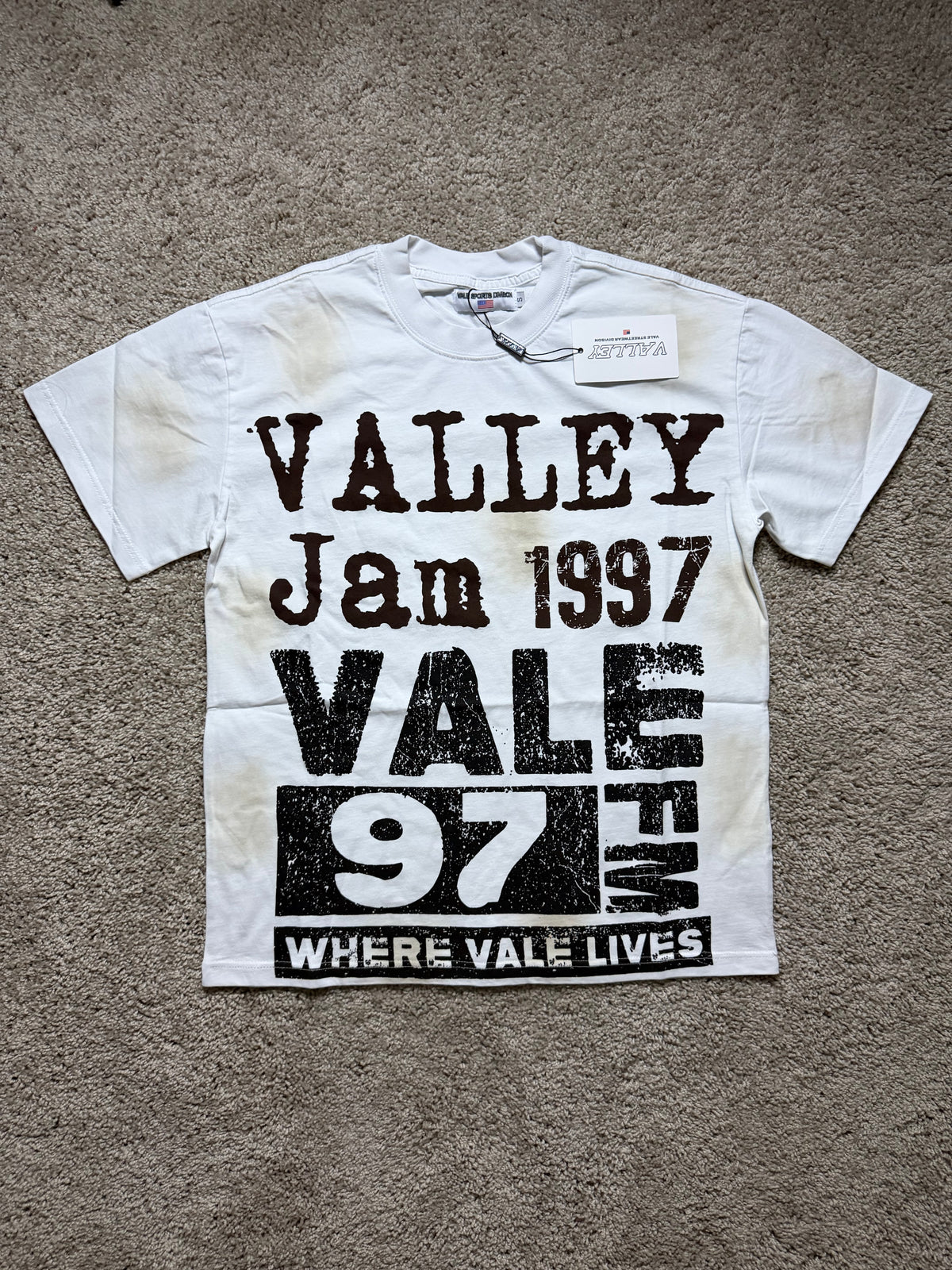 Valley Jam 1997 white Tee