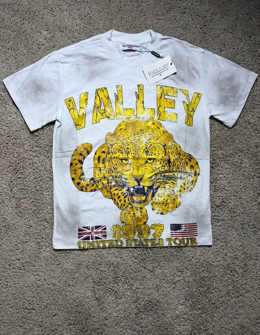 Valley Leopard White Tee