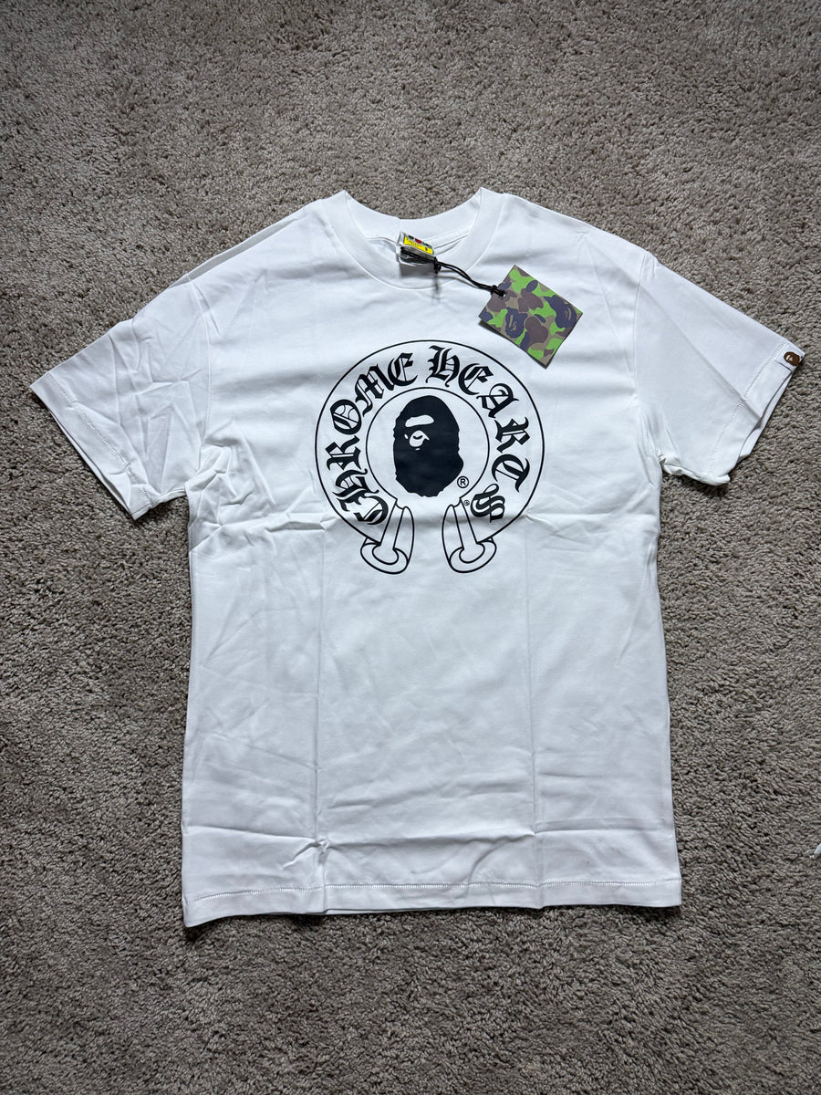 Bape X Chrome White Tee
