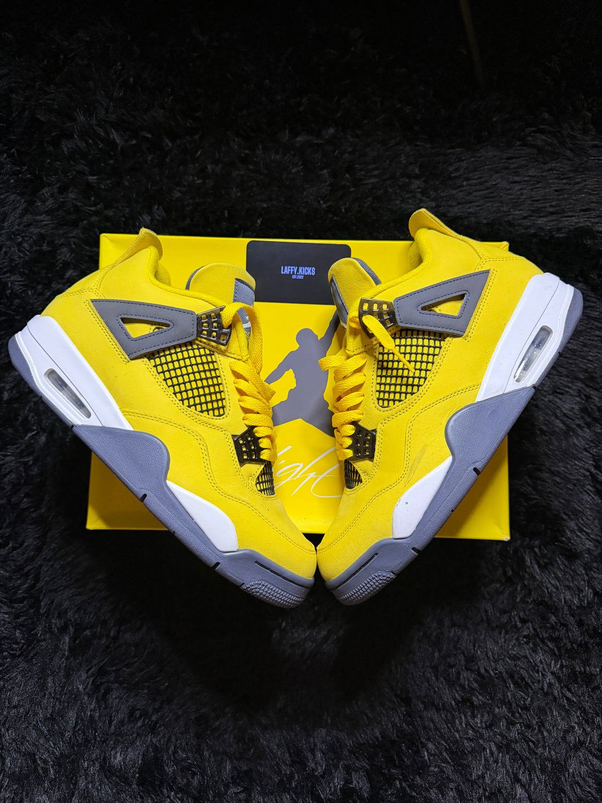 Jordan 4 “Lightning” Worn 1x
