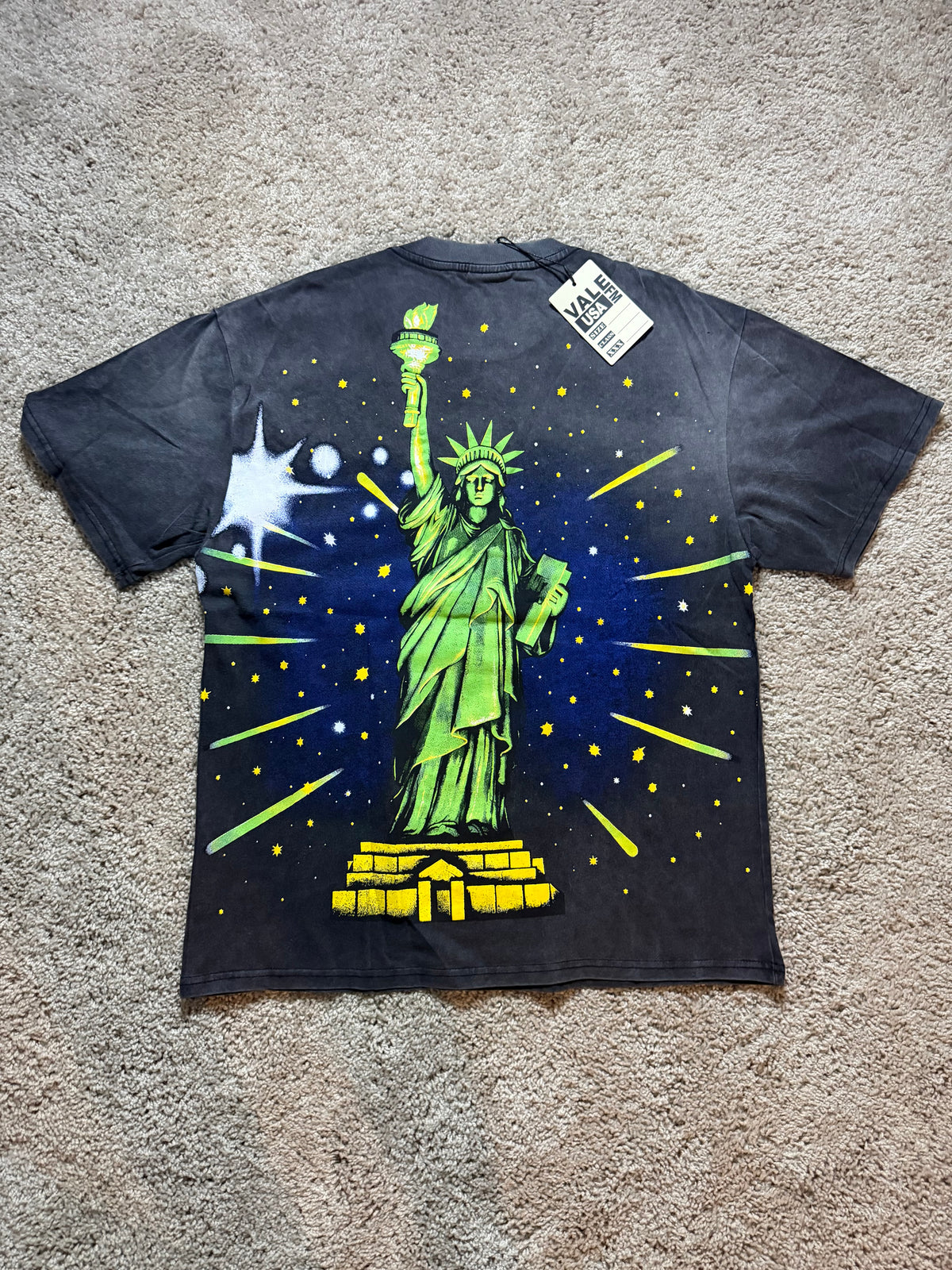 Valley Dreams Black Liberty Tee