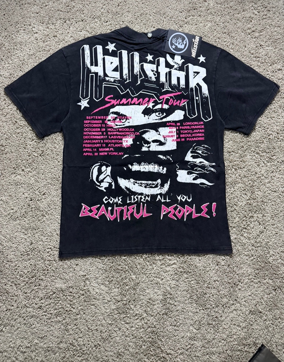 Hellstar “Beautiful People” black tee