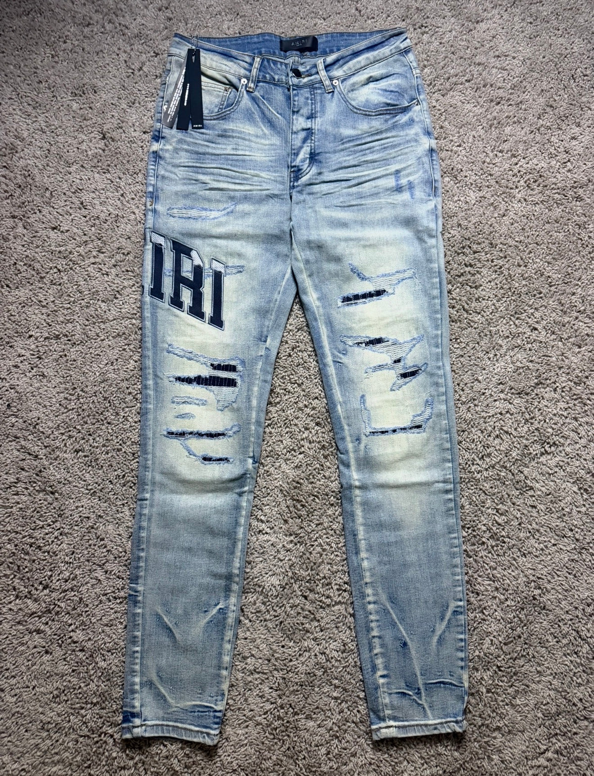 Amiri light blue jeans