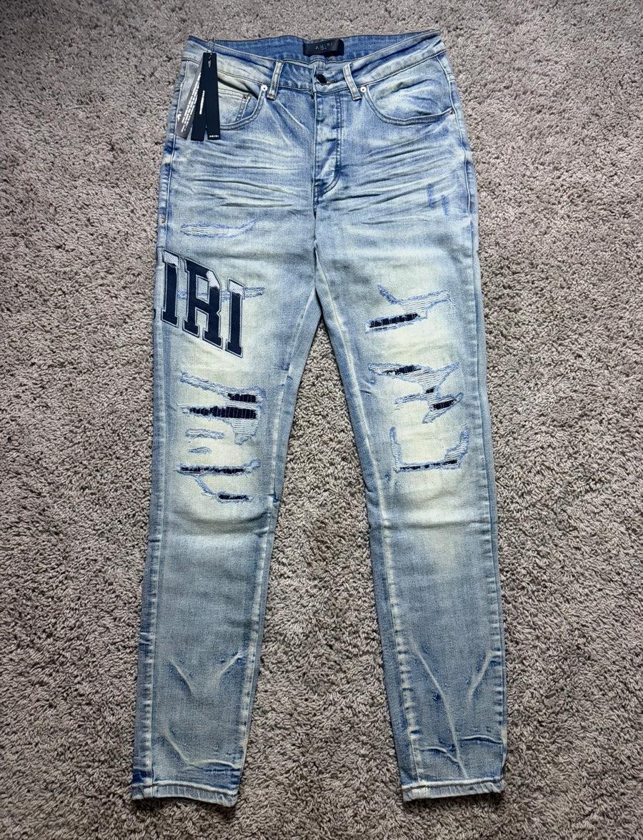 Amiri light blue jeans