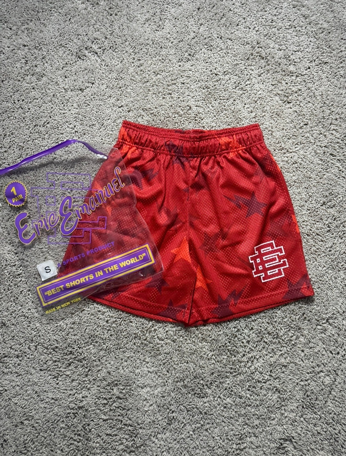 Eric Emmanuel Red shorts