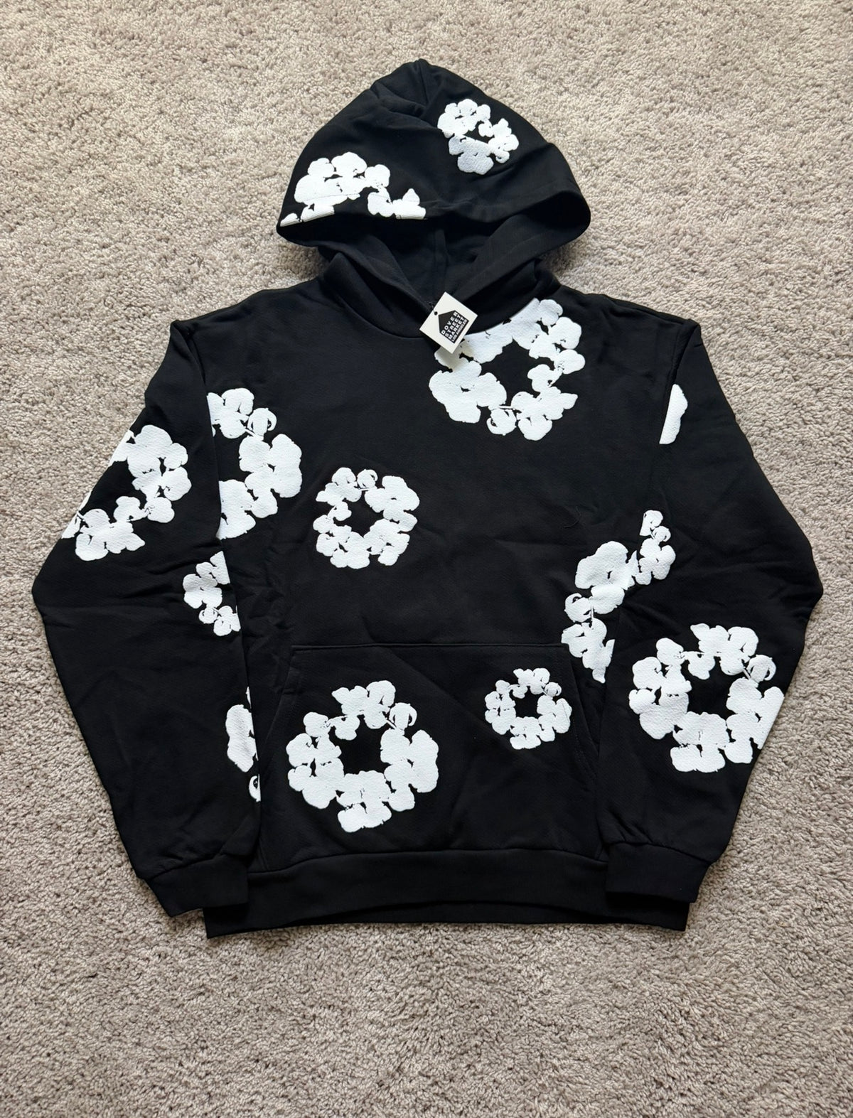 Denim Tear Black Hoodie