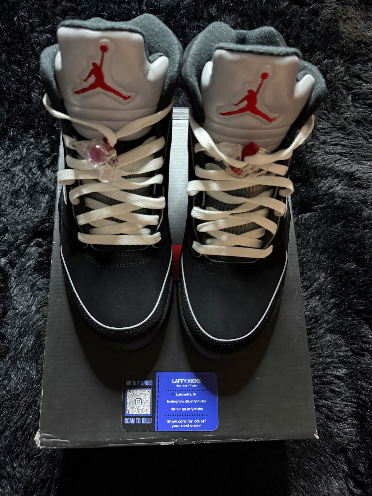Jordan 5 “Black Metallic Reimagined” Brand New