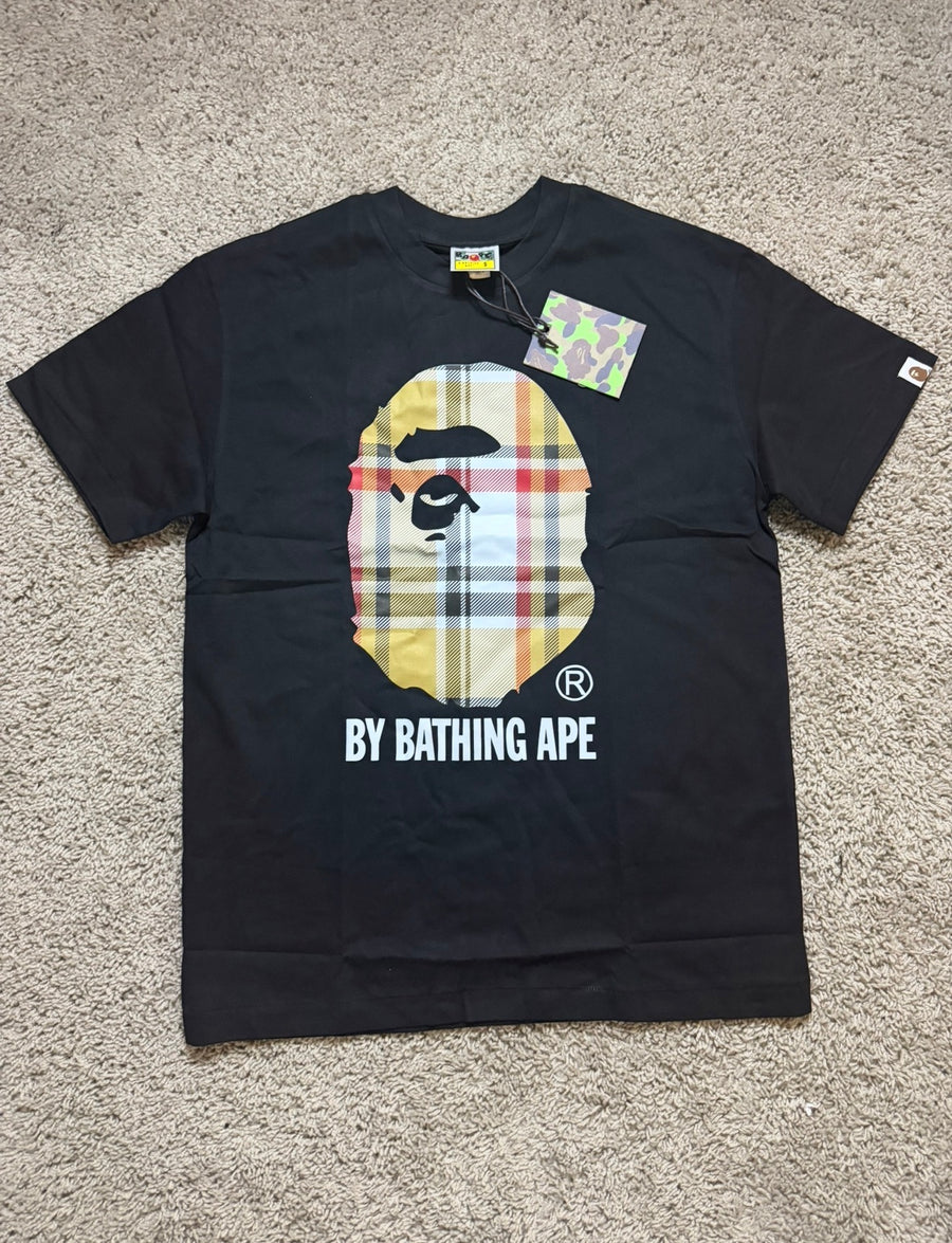Bape Check Black tee
