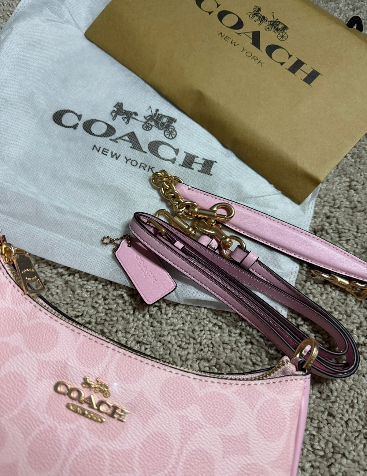 Coach Pink Teri Shoulder Bag
