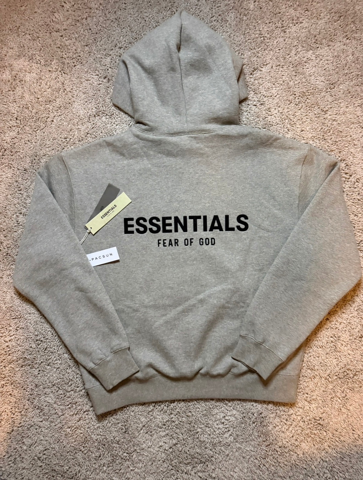 Essentials Dark Oatmeal Hoodie