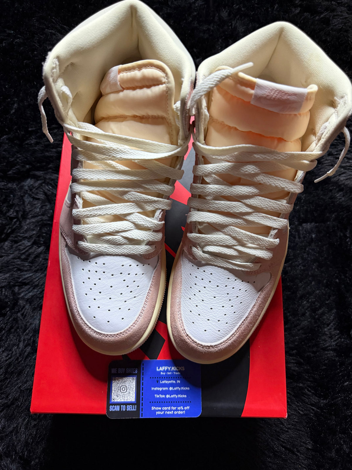 Jordan 1 High “Soft Pink” Worn 1x