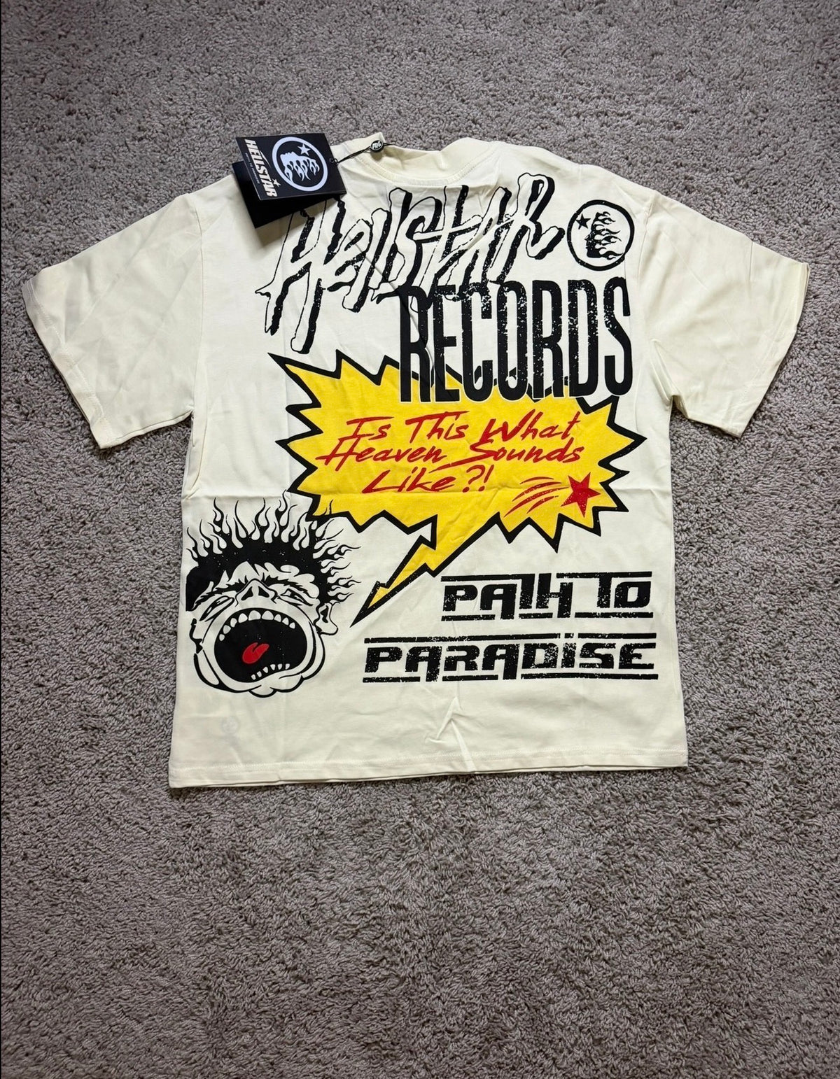 Hellstar Records Cream Tee