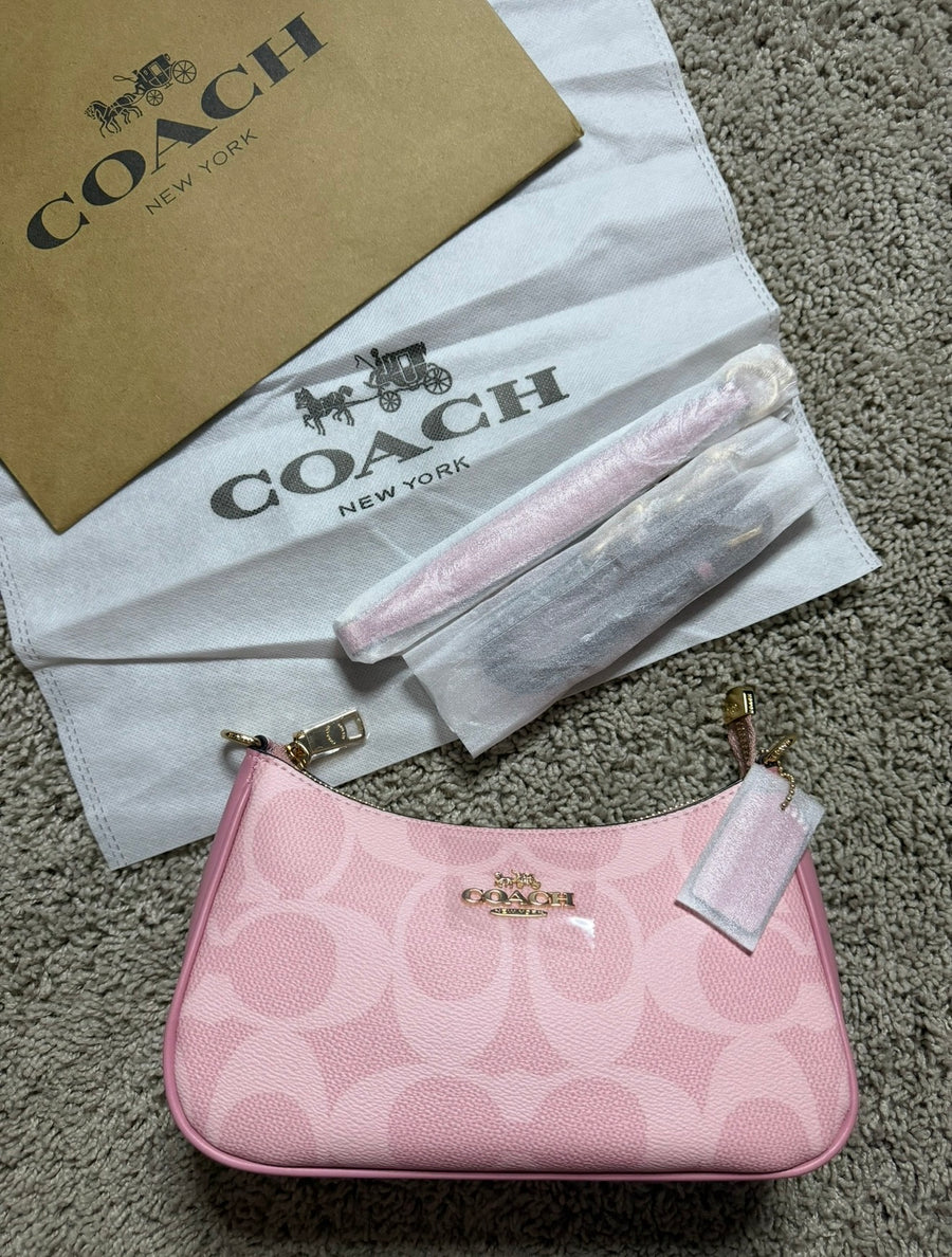 Coach Pink Big C Teri Shoulder Bag
