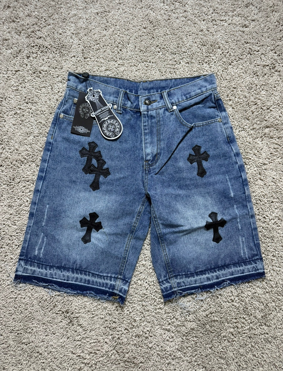 Chrome Heart Dark Blue Jorts