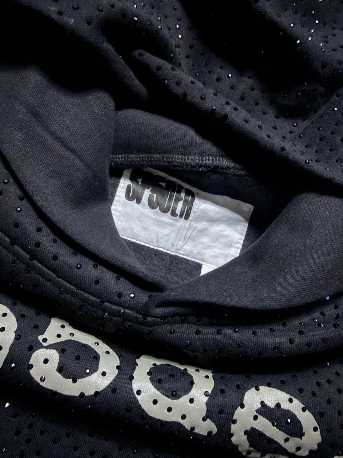Sp5der black VVS hoodie