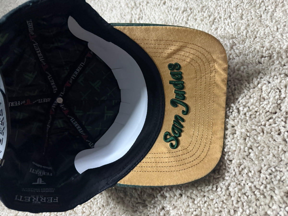 San Judas Black Green Hat