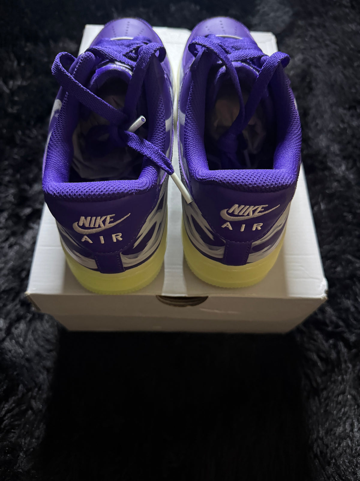 AF1 Purple Halloween “Skeleton” Brand new (Glow In Dark)
