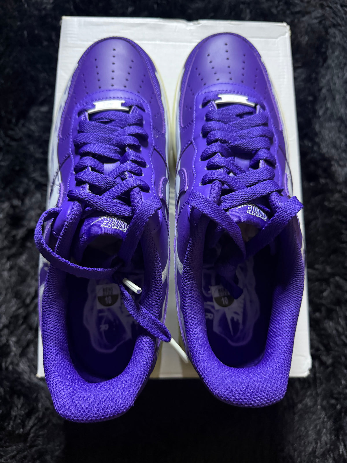 AF1 Purple Halloween “Skeleton” Brand new (Glow In Dark)