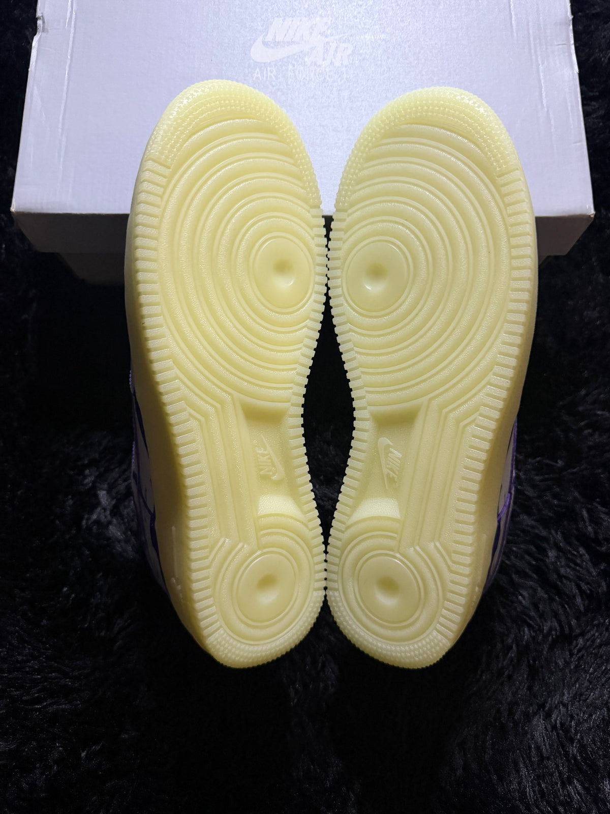 AF1 Purple Halloween “Skeleton” Brand new (Glow In Dark)