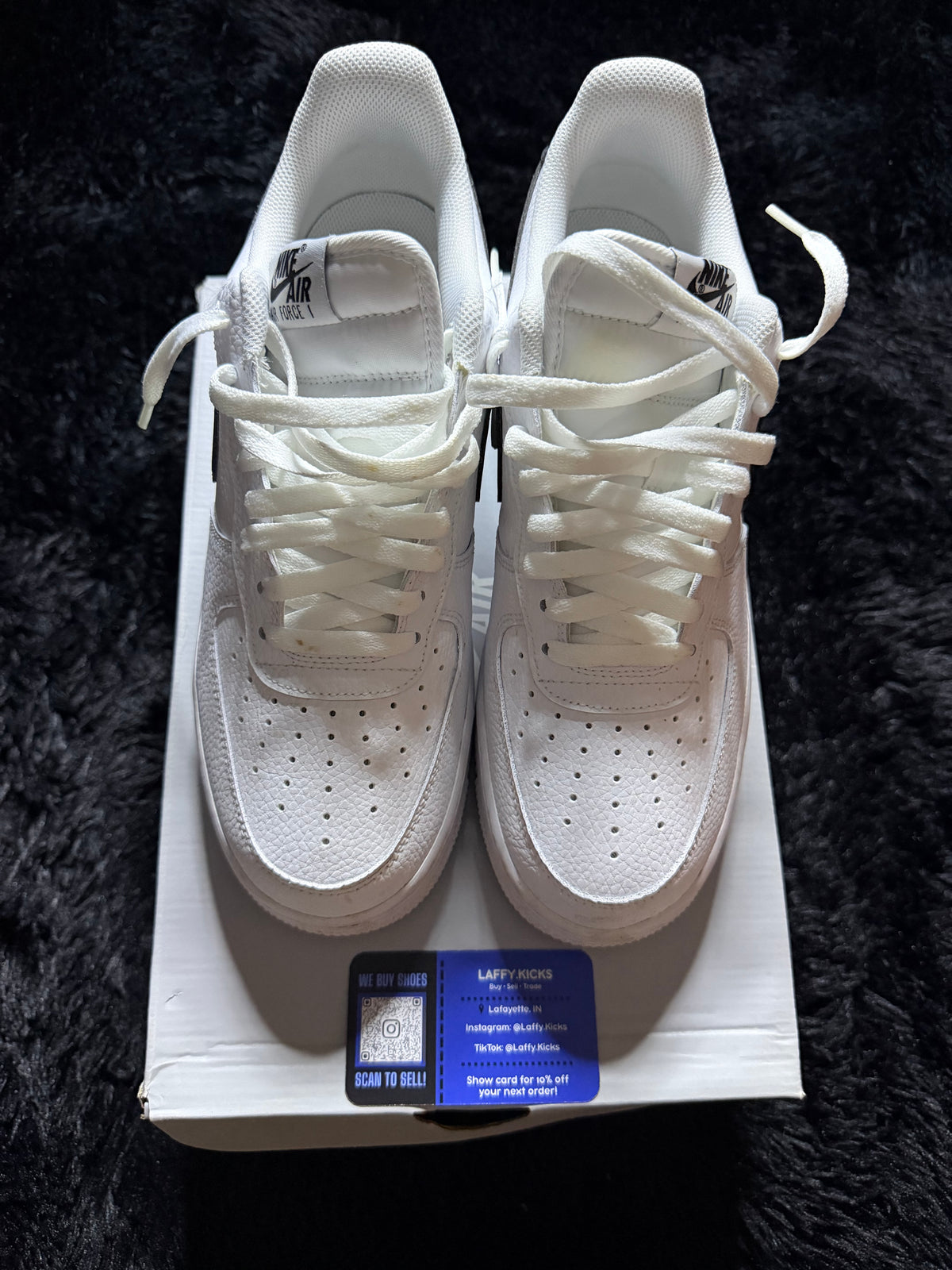 Nike AF1 “Black/White” Pre-Owned