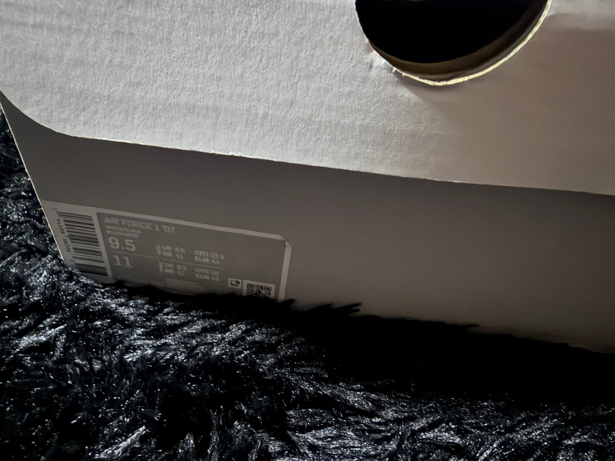Nike AF1 “Black/White” Pre-Owned