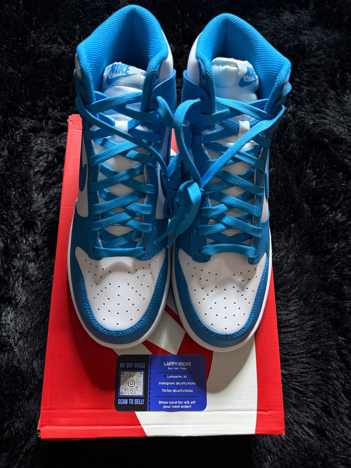 Nike Dunk High “Laser Blue” Brand new