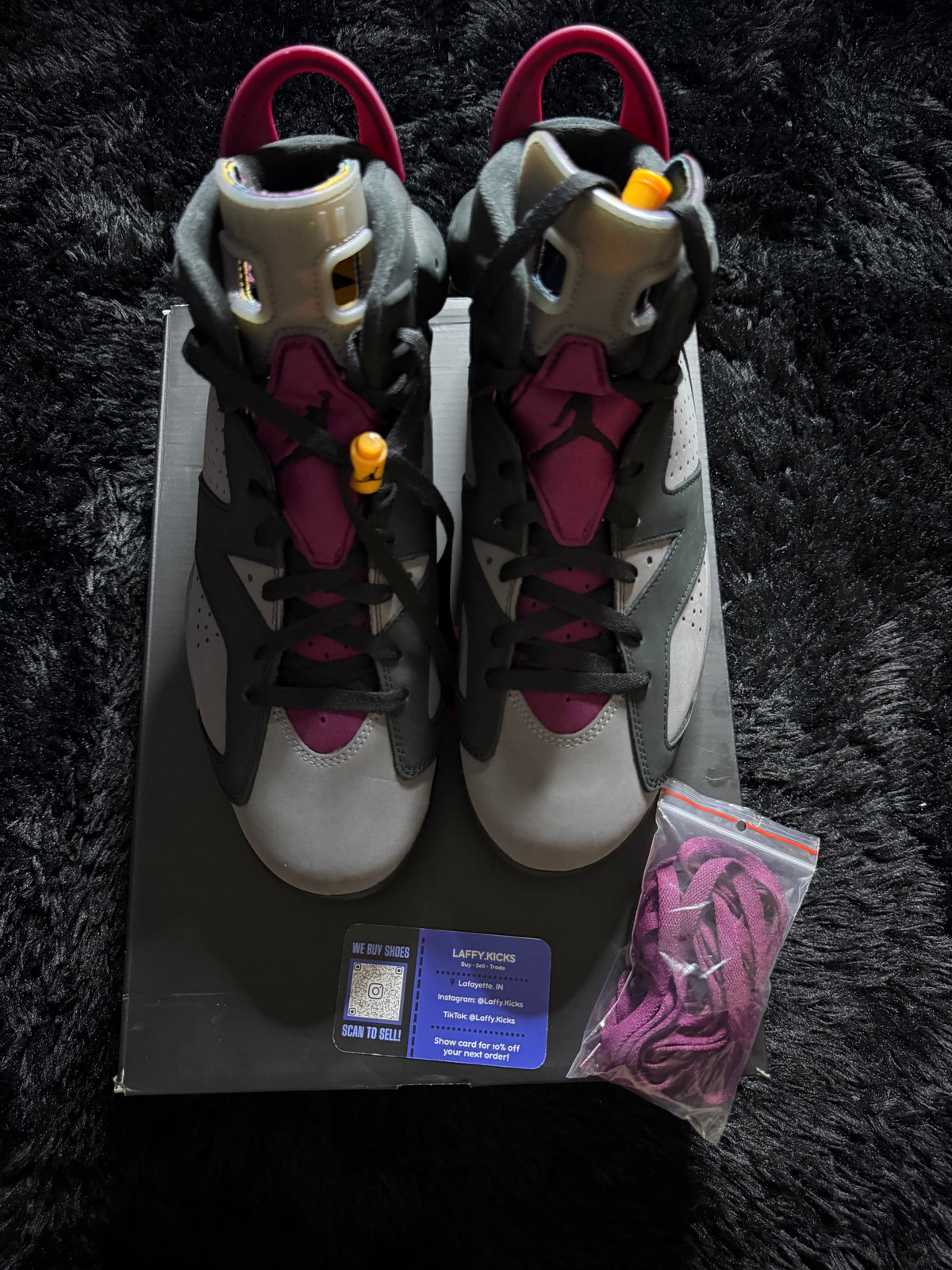 Jordan 6 “Bordeaux” Brand new