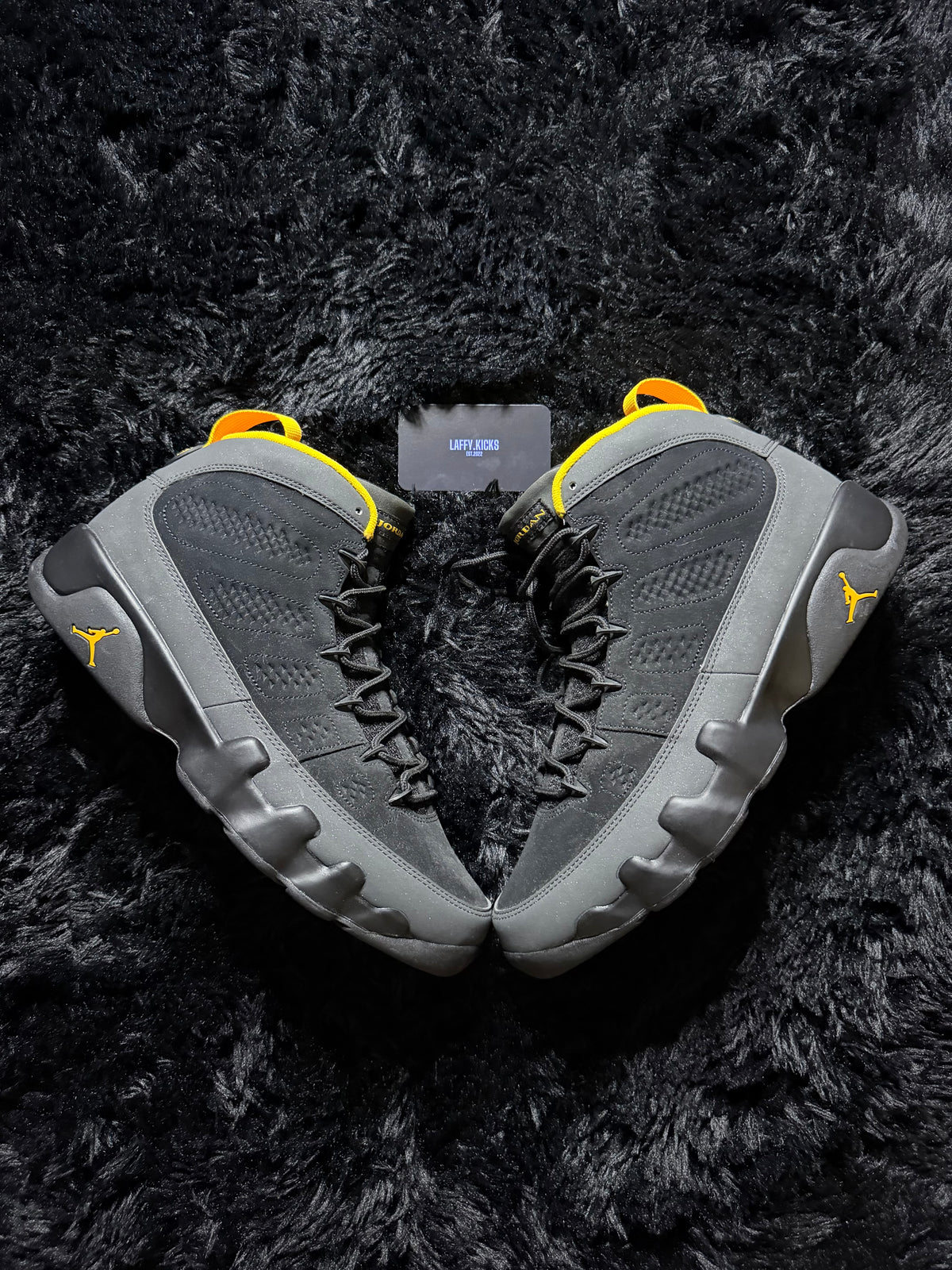 Jordan 9 “University Gold” Brand new