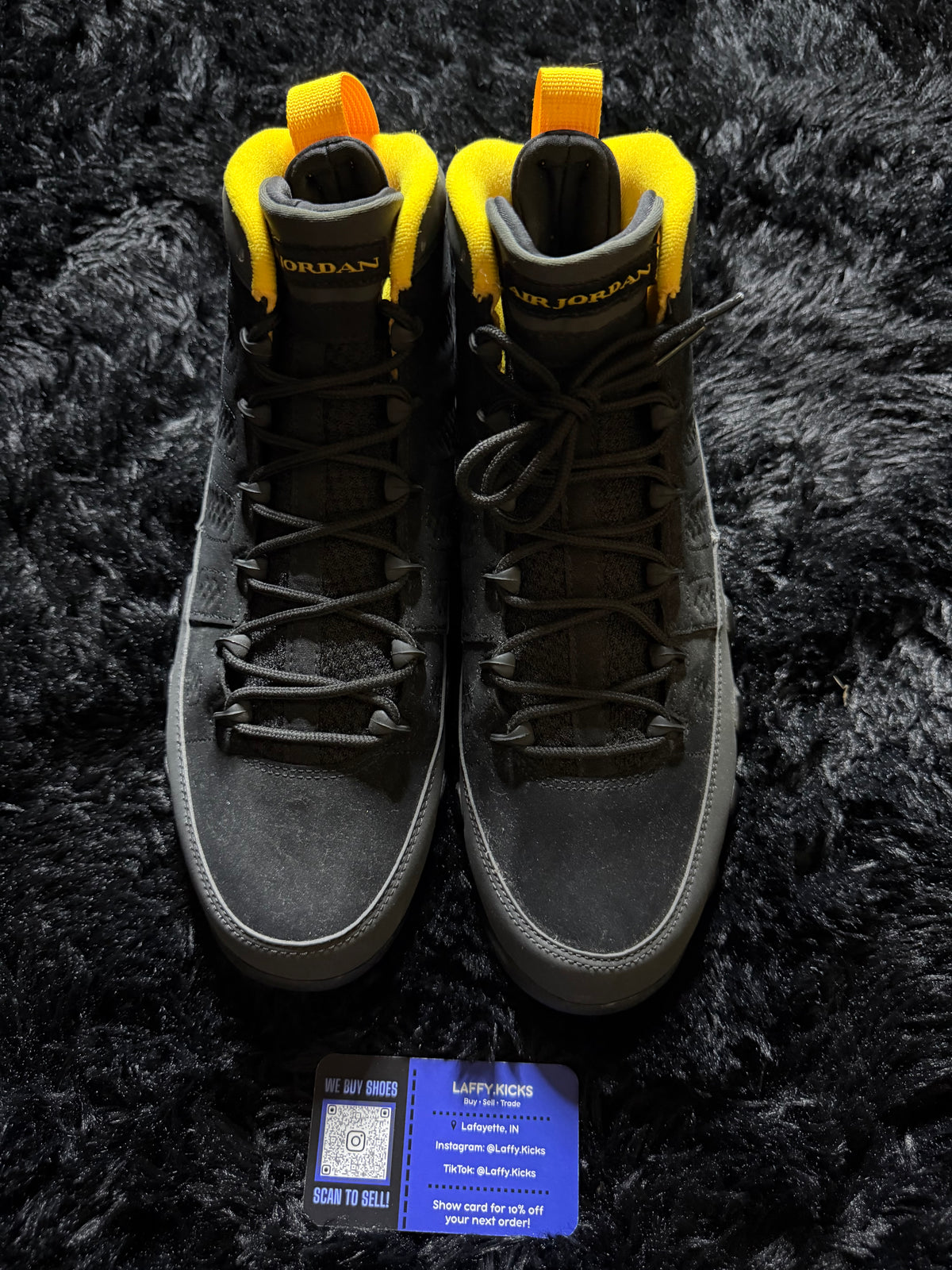 Jordan 9 “University Gold” Brand new